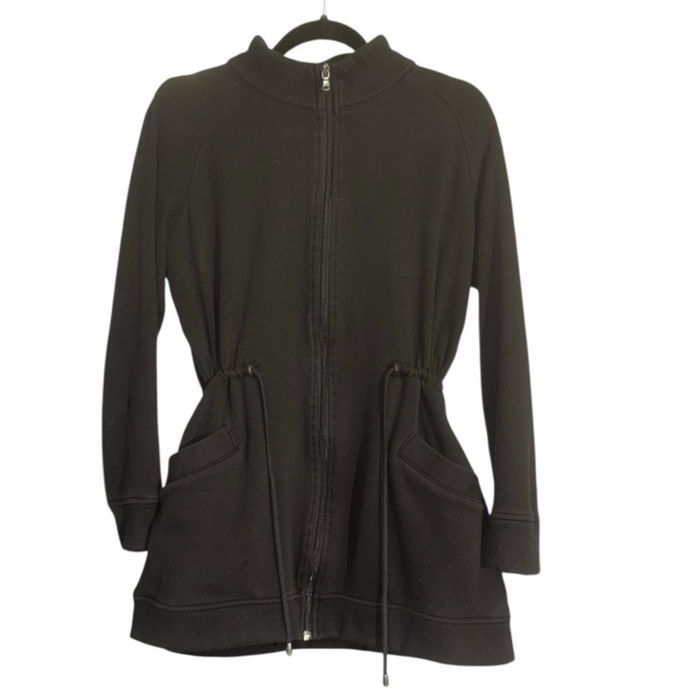 UGG Australia Raleigh Black Zip-Up Jacket with Soft Fleece Lining | Size M - Picture 3 of 7